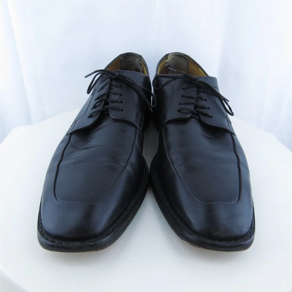 Cole Haan Men Derby Oxfords Shoes Black‎ Lace Up Size 9.5 Medium (D, M)